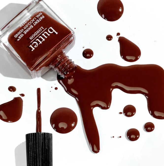 Boozy Chocolate - Patent Shine 10X Nail Lacquer Butter London