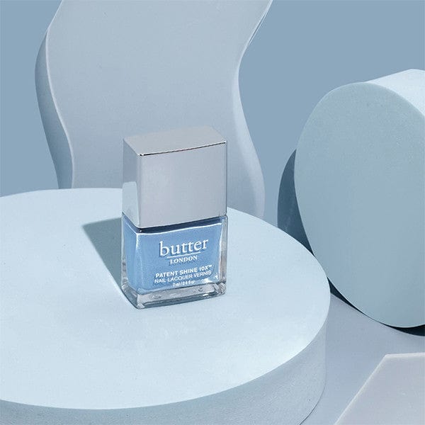 Waterloo Blue - Patent Shine 10X Nail Lacquer Butter London